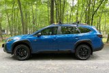 Rally Armor 22-25 Subaru Outback Wilderness Black Mud Flap Blue Logo thumbnail 2
