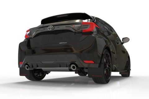 Rally Armor 20-26 Toyota GR Yaris Black Mud Flap w/Red Logo thumbnail 2