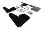 Rally Armor 18-23 Ford Fiesta ST MK8 Black UR Mud Flap w/Blue Logo thumbnail 1