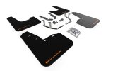 Rally Armor 18-23 Ford Fiesta ST MK8 Black UR Mud Flap w/Orange Logo thumbnail 1