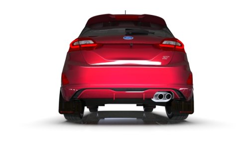 Rally Armor 18-23 Ford Fiesta ST MK8 Black UR Mud Flap w/Red Logo thumbnail 3