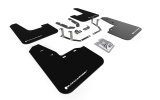 Rally Armor 18-23 Ford Fiesta ST MK8 Black UR Mud Flap w/White Logo thumbnail 1