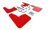 Rally Armor 18-23 Ford Fiesta ST MK8 Red UR Mud Flap w/Black Logo thumbnail 7
