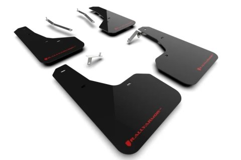 Rally Armor 22-24 Subaru Forester & Wilderness Black UR Mud Flap w/Red Logo thumbnail 8