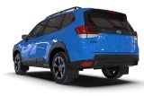 Rally Armor 22-24 Subaru Forester & Wilderness Black UR Mud Flap w/Wild Orange Logo thumbnail 4