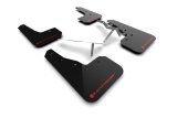 Rally Armor 22-26 Honda Civic/Civic Si/Sport Black UR Mud Flap w/Red Logo thumbnail 1