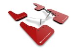 Rally Armor 22-26 Honda Civic/Civic Si/Sport Red UR Mud Flap w/White Logo thumbnail 1