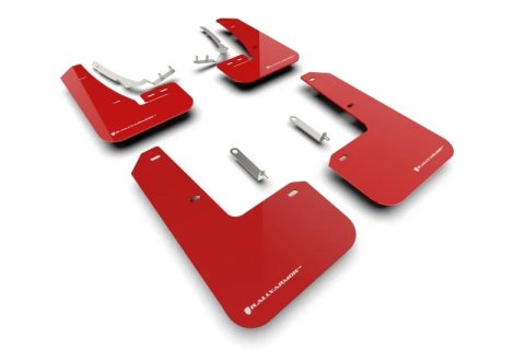 Rally Armor 22-26 VW MK8 Golf GTI/R Red UR Mud Flap w/White Logo thumbnail 9