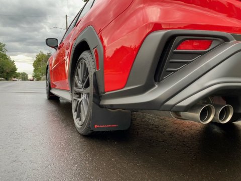 Rally Armor 22-26 Subaru WRX Black UR Mud Flap w/Red Logo thumbnail 4