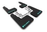 Rally Armor 17-22 Honda Civic Type R Black UR Mud Flap Altered Font Teal Logo thumbnail 1