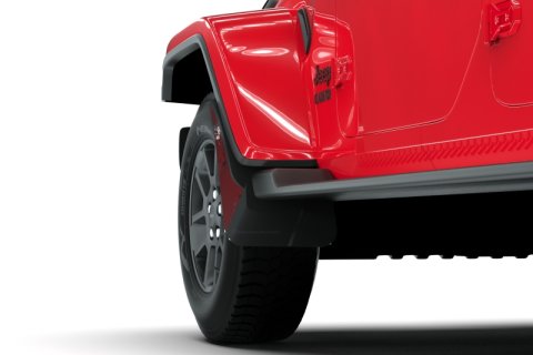 Rally Armor 19-25 Jeep Gladiator JT (Incl. Overland/Sport/Sport S) Black Mud Flap w/Grey Logo thumbnail 3