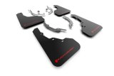 Rally Armor 22-26 Hyundai Santa Cruz Black UR Mud Flap w/Red Logo thumbnail 1