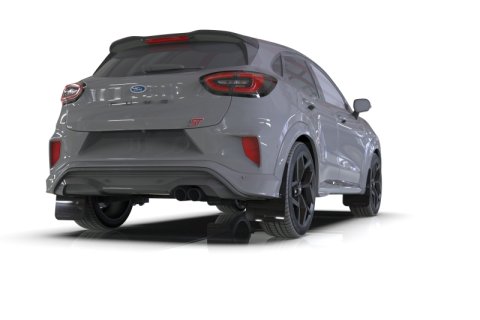 Rally Armor 20-25 Ford Puma ST Black Mud Flap w/White Logo thumbnail 5