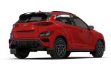 Rally Armor 22-23 Hyundai Kona N-Line Black UR Mud Flap w/Grey Logo thumbnail 4