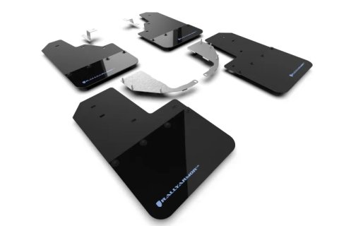 Rally Armor 21-25 Ford Bronco (Steel Bmpr - NO Rptr/Sprt - NO RR/RB) Blk Mud Flap w/Area Blue Logo thumbnail 7