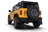 Rally Armor 21-25 Ford Bronco (Steel Bmpr - NO Rptr/Sprt - NO RR/RB) Blk Mud Flap w/Cy Orange Logo thumbnail 4