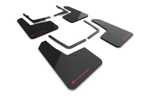Rally Armor 21-25 Ford F-150 Raptor Gen 3 Black UR Mud Flap w/Red Logo