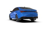 Rally Armor 21-23 Hyundai Elantra Black UR Mud Flap w/Blue Logo thumbnail 1