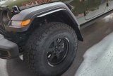 Rally Armor 19-26 Jeep JT Gladiator (Mojave/Rubicon) Black Mud Flap w/Metallic Black Logo thumbnail 7