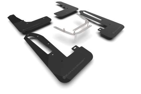 Rally Armor 23-26 Honda Civic Type R Black Mud Flap Grey Logo thumbnail 1