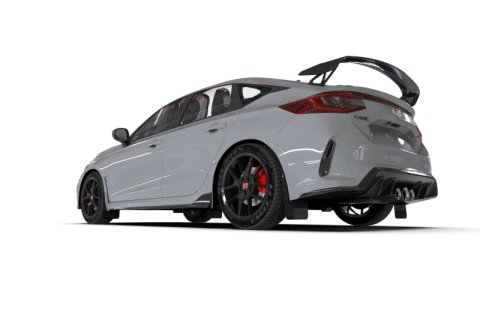 Rally Armor 23-26 Honda Civic Type R Black Mud Flap Grey Logo thumbnail 2