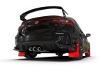 Rally Armor 23-26 Honda Civic Type R Red Mud Flap Black Logo thumbnail 2