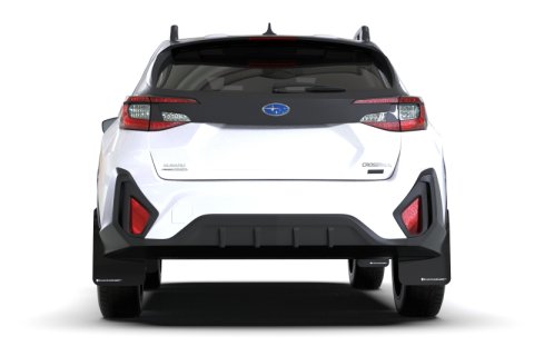 Rally Armor 24-26 Subaru Crosstrek Red UR Mud Flap White Logo thumbnail 3