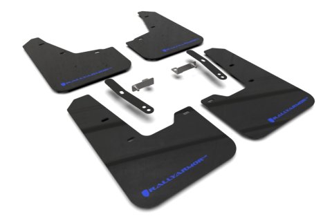 Rally Armor 23-25 Kia Niro SG2 Black UR Mud Flap Blue Logo thumbnail 1