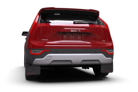 Rally Armor 23-25 Kia Niro SG2 Black UR Mud Flap White Logo thumbnail 6