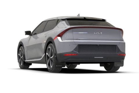 Rally Armor 22-24 Kia EV6 Black UR Mud Flap Blue Logo thumbnail 4