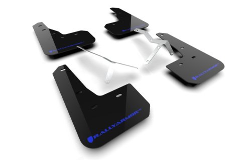 Rally Armor 23-25 Acura Integra A-Spec Black UR Mud Flap W/Blue Logo (No Drilling Req.) thumbnail 1
