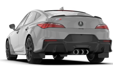 Rally Armor 23-25 Acura Integra A-Spec Black UR Mud Flap W/Dark Grey Logo (No Drill Req) thumbnail 2