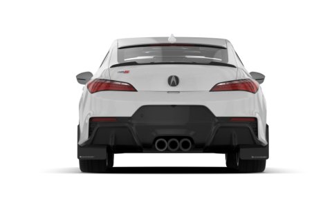 Rally Armor 23-25 Acura Integra A-Spec Black UR Mud Flap W/Red Logo (No Drilling Req.) thumbnail 2