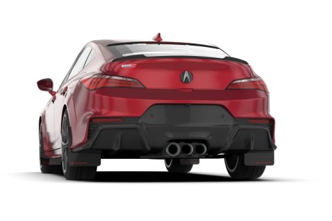 Rally Armor 23-25 Acura Integra A-Spec Black UR Mud Flap W/Red Logo (No Drilling Req.) thumbnail 5