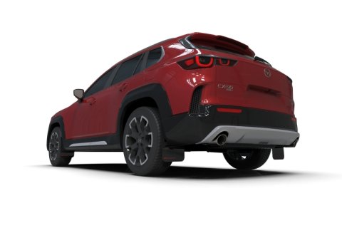 Rally Armor 23-26 Mazda CX-50 (Will Not Fit CX-5) Black UR Mud Flap W/White Logo thumbnail 2