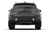Rally Armor 24-26 Subaru Crosstrek (Wilderness Only) Black UR Mudflap W/Wild-Orange Logo No Drill Re thumbnail 4