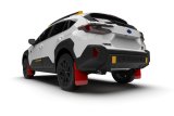 Rally Armor 24-26 Subaru Crosstrek (Wilderness Only) Red UR Mud Flap W/Black Logo - No Drilling Req thumbnail 2