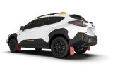 Rally Armor 24-26 Subaru Crosstrek (Wilderness Only) Red UR Mud Flap W/Black Logo - No Drilling Req thumbnail 3