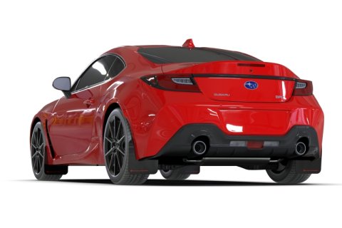 Rally Armor 22-26 Subaru BRZ / Toyota GR86 Black UR Mud Flap w/Blue Logo thumbnail 3