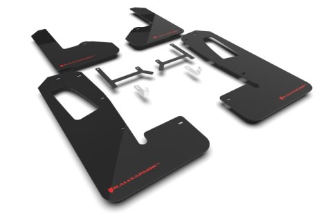 Rally Armor 22-26 Rivian R1S Black UR Mud Flap w/Red Logo thumbnail 1