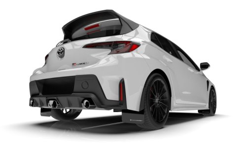 Rally Armor 23-26 Toyota GR Corolla Black Mud Flap w/Light Blue Logo thumbnail 7