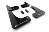 Rally Armor 24-26 Tesla Model 3 Highland Black UR Mud Flap White Logo thumbnail 1
