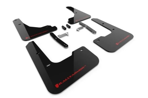 Rally Armor 24-26 Hyundai Elantra Black Mud Flap Red Logo thumbnail 5