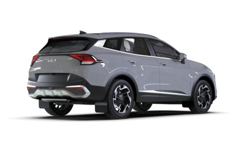 Rally Armor 23-26 Kia Sportage Black UR Mud Flap w/ Metallic Black Logo thumbnail 5