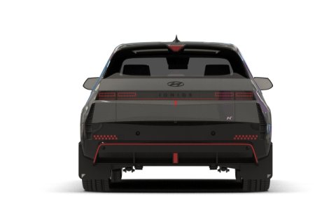 Rally Armor 25-26 Hyundai Ioniq 5 N Black UR Mud Flap Light Blue Battery Logo thumbnail 5