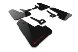 Rally Armor 19-25 Dodge Ram 1500 Rebel Black UR Mud Flap w/Red Logo thumbnail 1