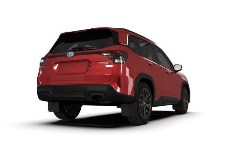 Rally Armor 25-26 Subaru Forester & Hybrid Black UR Mud Flap w/Grey Logo thumbnail 6