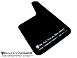 Rally Armor Universal Motorsport Spec Black UR Mud Flap Metallic Black Logo thumbnail 2