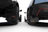 Rally Armor 21-25 Ford Bronco RR-PL Rock Rail-Plastic Rear Bumper Black Mud Flap BCE Pink Logo thumbnail 4