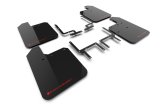 Rally Armor 2018+ Jeep Wrangler Rubicon JL Black UR Mud Flap w/ Red Logo thumbnail 1